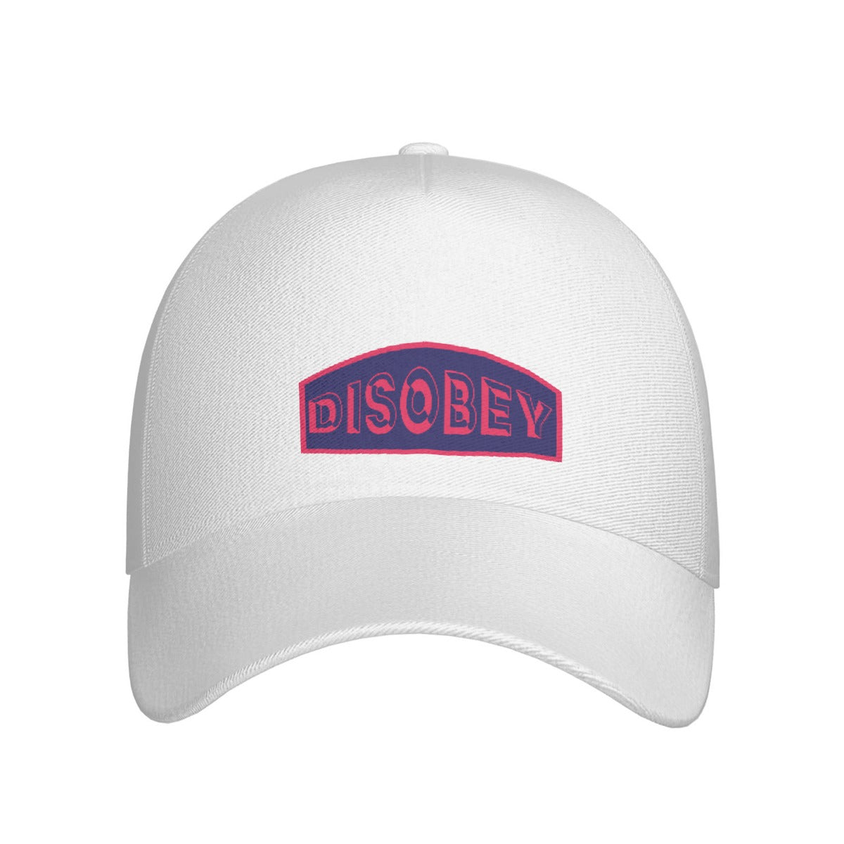 All-Over Print Peaked Cap With Box Kukloso Disobey Logo Navy