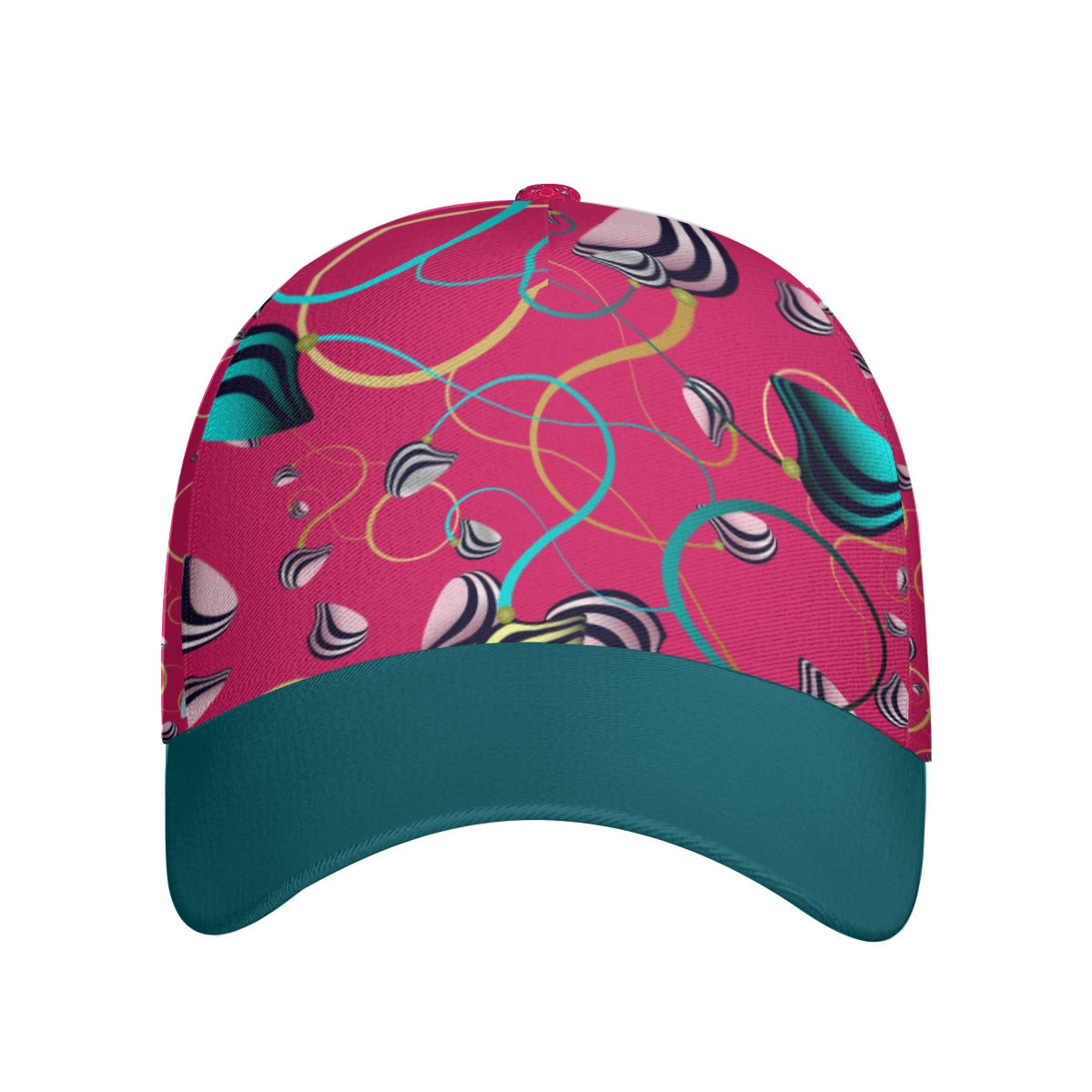 All-Over Unisex Print Peaked Cap With Box Kukloso Abstract Geo No 845