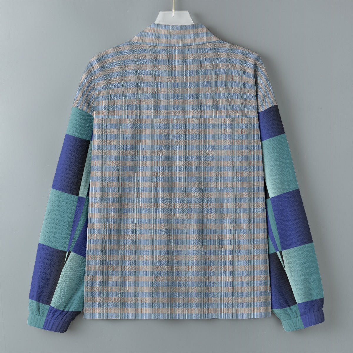 AOP Unisex Casual Lapel Jacket Kukloso Mandala No 161 C Collage