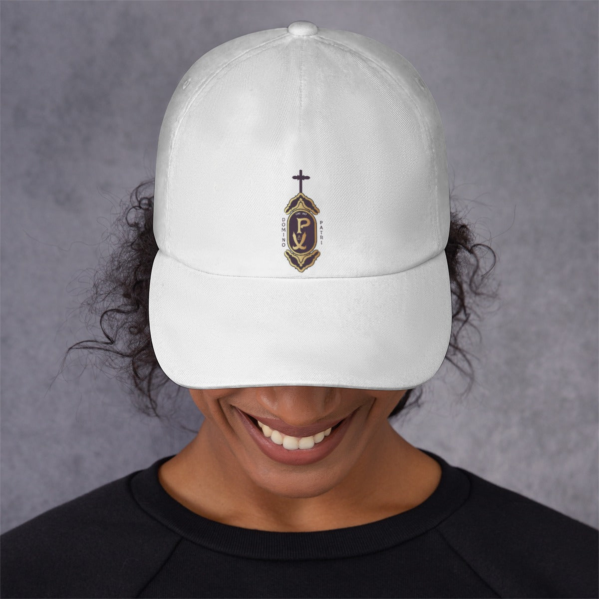 All-Over Print Peaked Cap Kukloso Catholic PX Christogram/Domino Patri