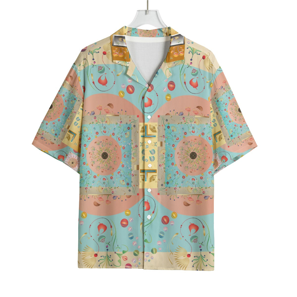 AOP Men's Hawaiian Rayon Shirt Kukloso 4390-4406 Collage
