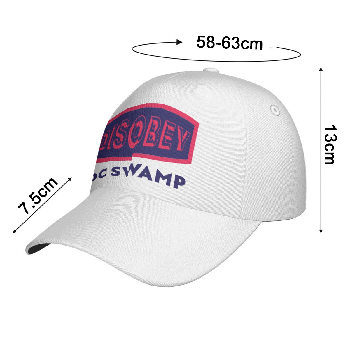 All-Over Print Peaked Cap With Box Kukloso Disobey DC Swamp