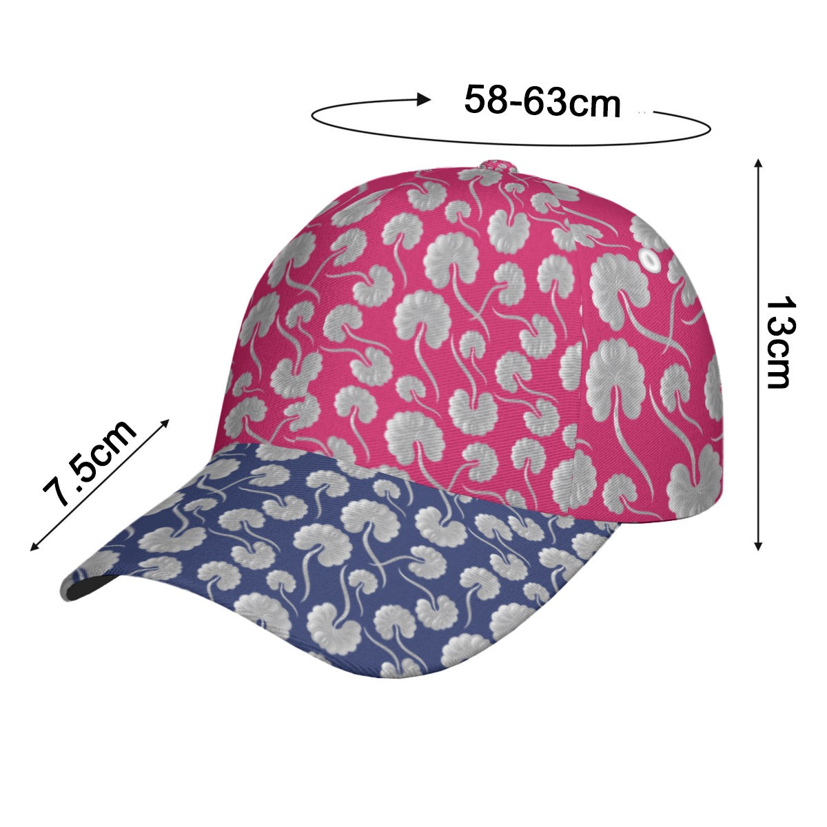 All-Over Unisex Print Peaked Cap With Box Kukloso Abstract Geo No 584