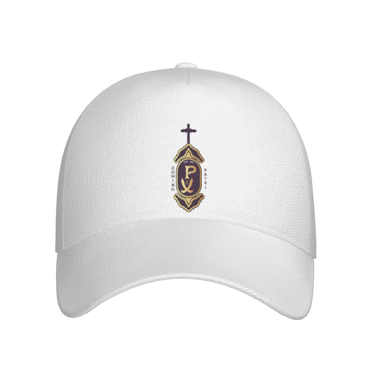 All-Over Print Peaked Cap Kukloso Catholic PX Christogram/Domino Patri