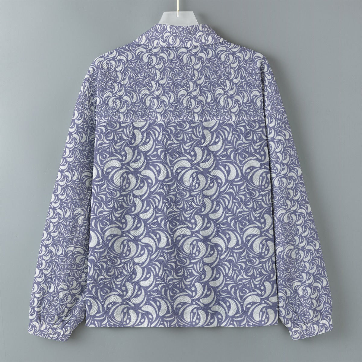 AOP Unisex Casual Lapel Jacket Kukloso Patchwork Collage No 103