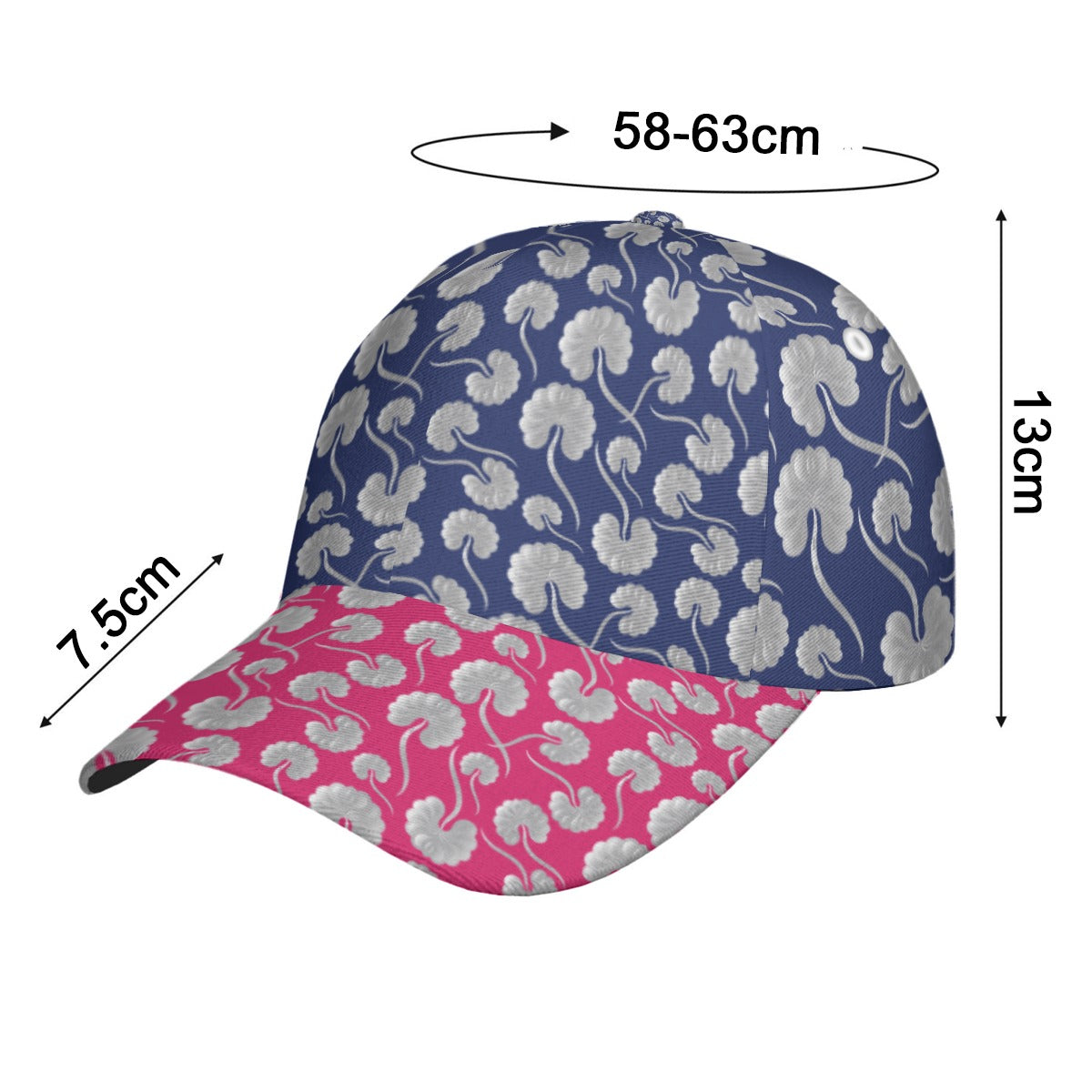 All-Over Unisex Print Peaked Cap With Box Kukloso Abstract Geo No 583