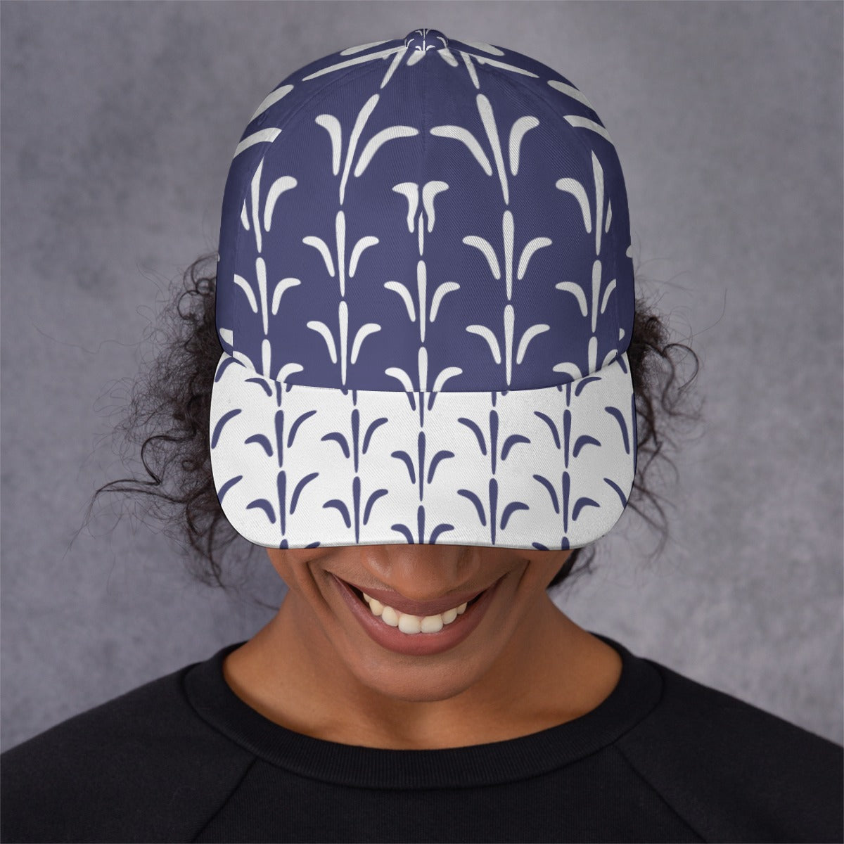All-Over Unisex Print Peaked Cap With Box Kukloso Abstract Geo No 372