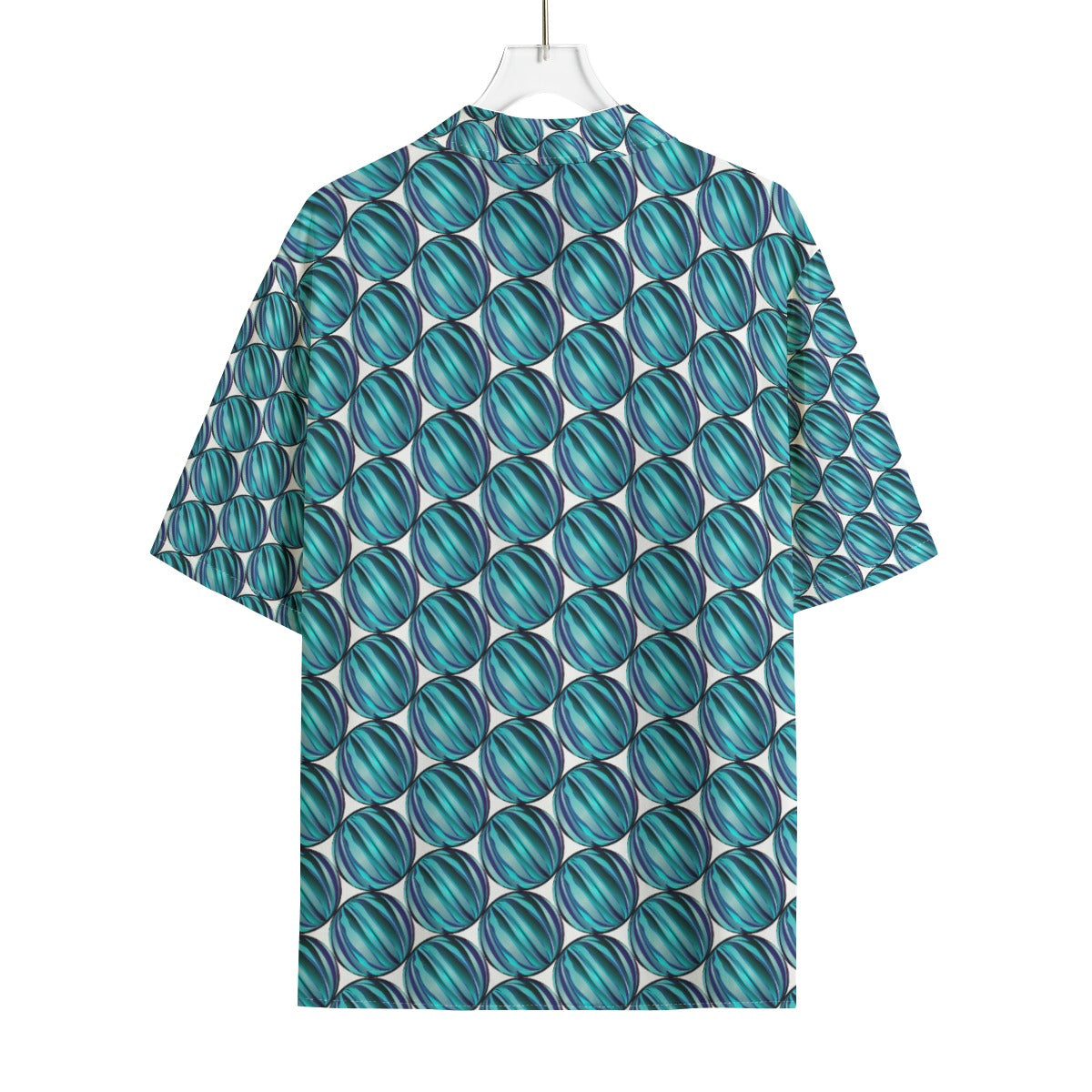 AOP Men's Hawaiian Rayon Shirt Kukloso Geo No 332