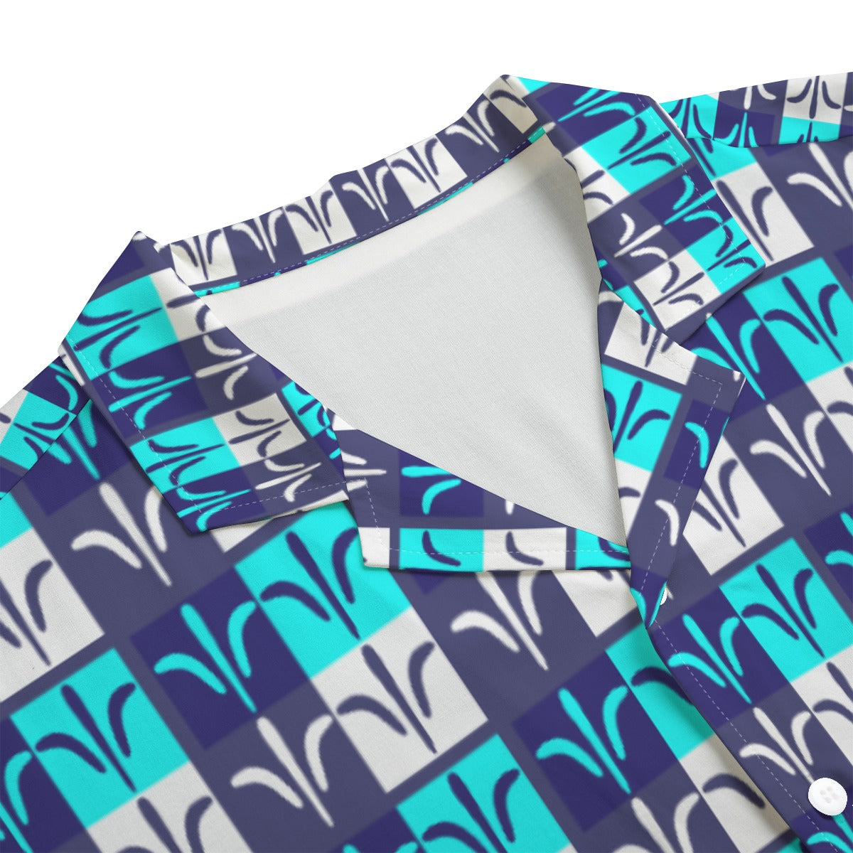 AOP Men's Hawaiian Rayon Shirt Kukloso Geo No 379