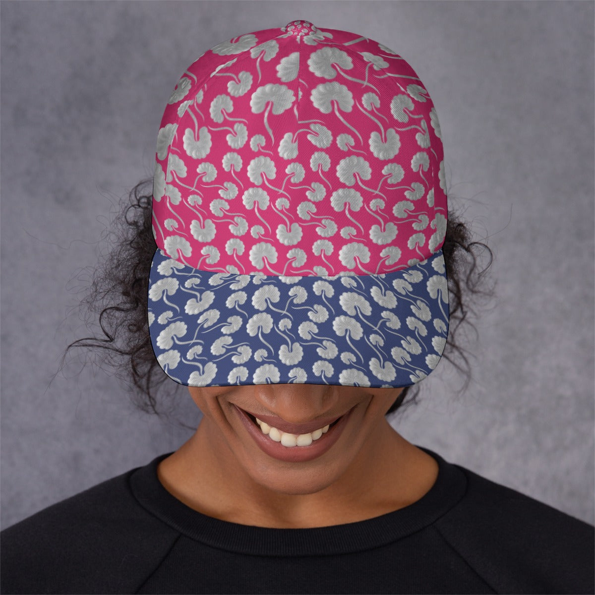 All-Over Unisex Print Peaked Cap With Box Kukloso Abstract Geo No 584