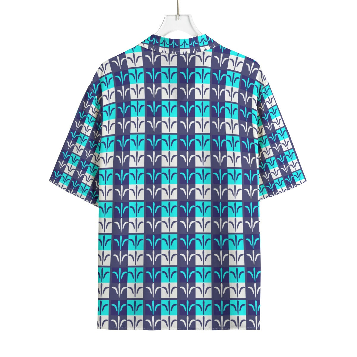 AOP Men's Hawaiian Rayon Shirt Kukloso Geo No 379