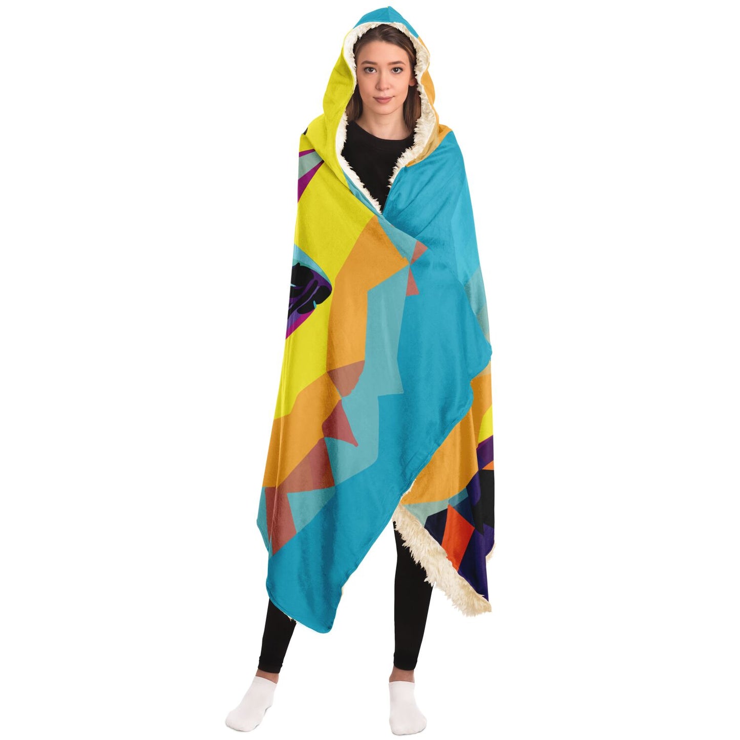 Hooded Blanket - AOP Kukloso German Sheperd Adult No 2 - Free Shipping