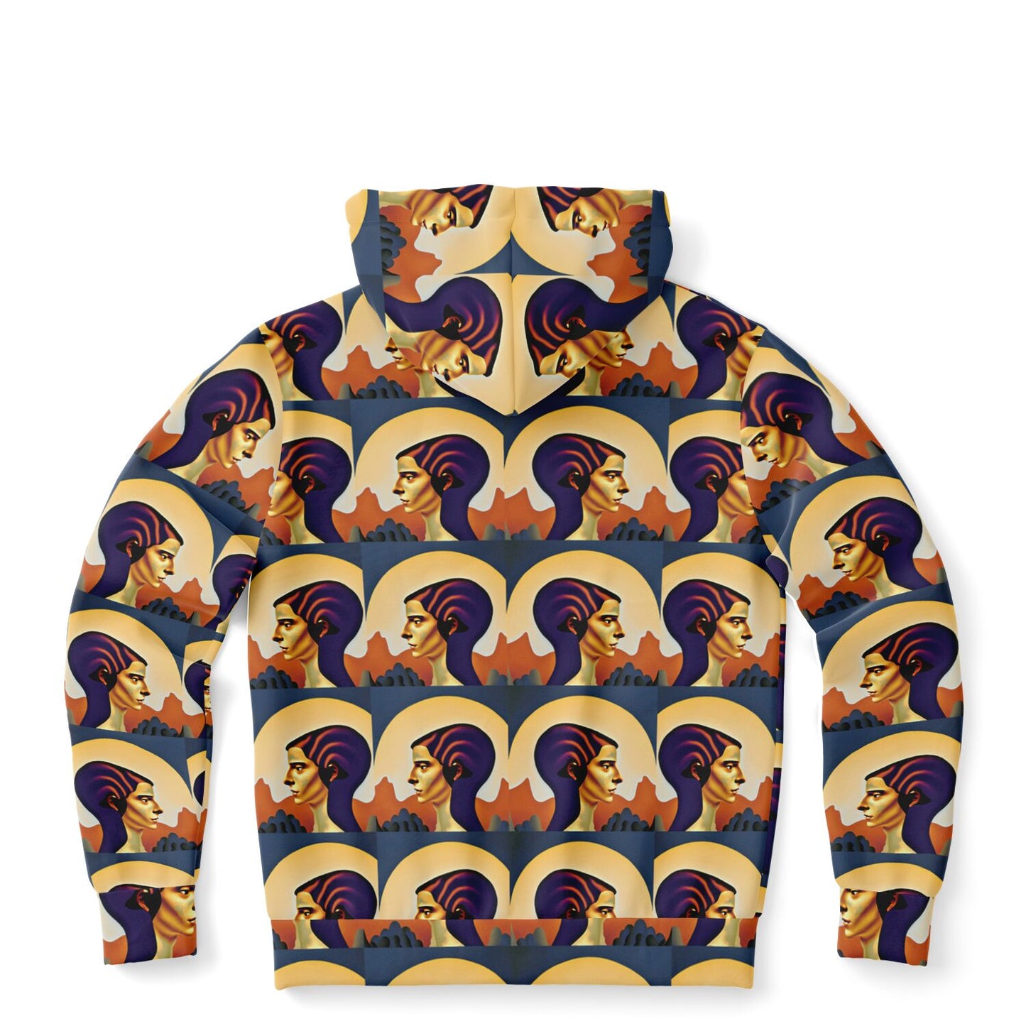Fashion Zip-Up Hoodie - AOP Kukloso Ancients series No 2 - Free Shipping