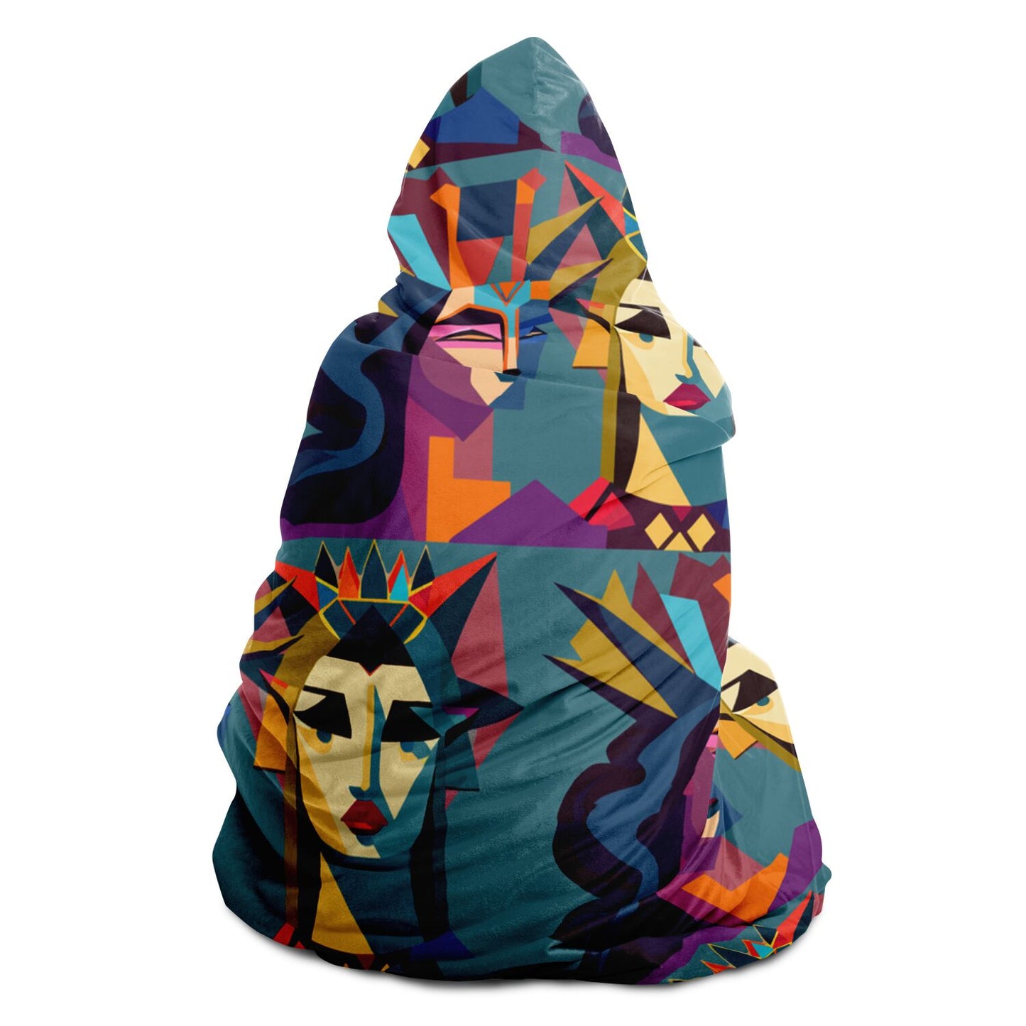 Hooded Blanket - AOP Kukloso The Couple Pattern No 5 - Free Shipping