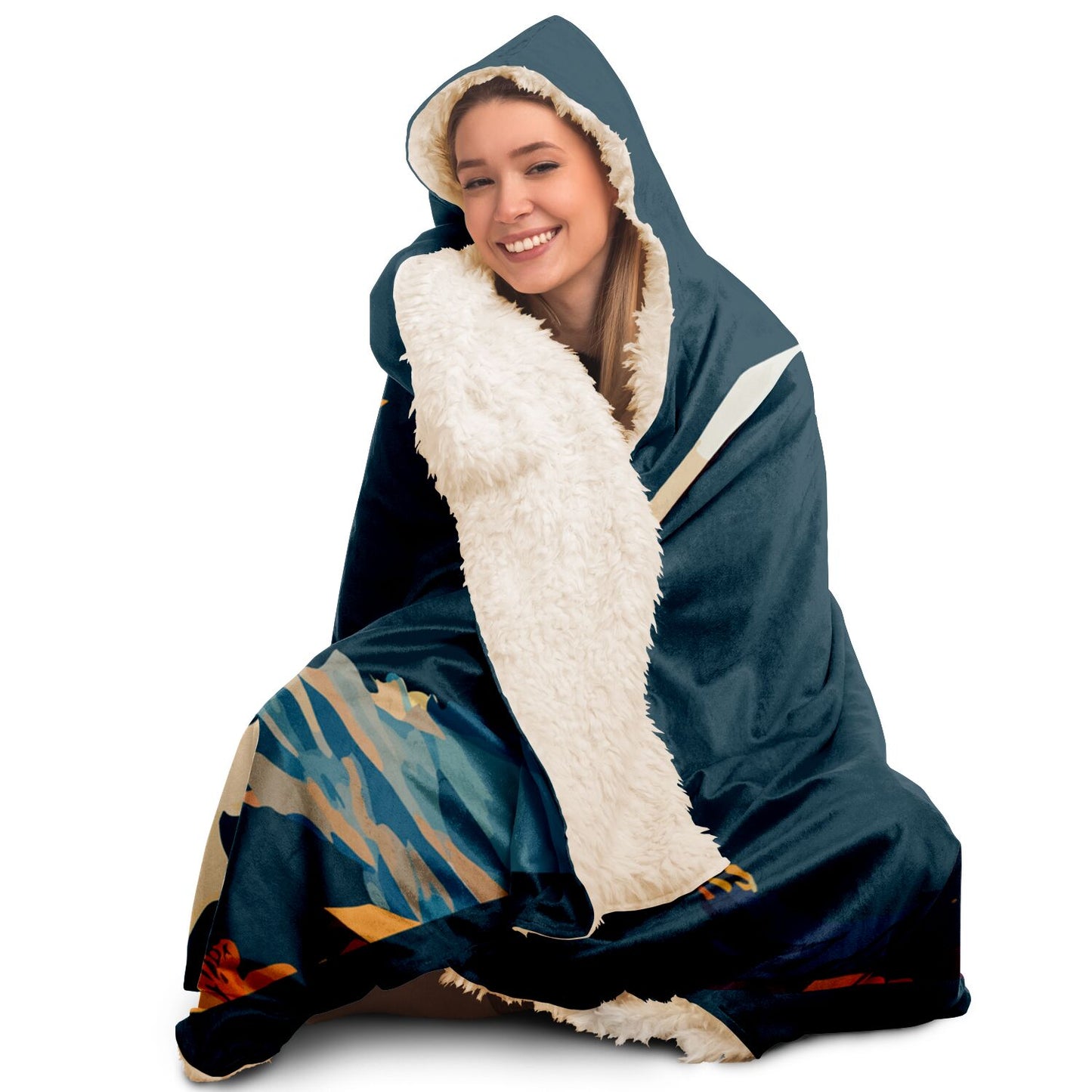 Hooded Blanket - AOP Kukloso The Winged Griffin No 1 - Free Shipping