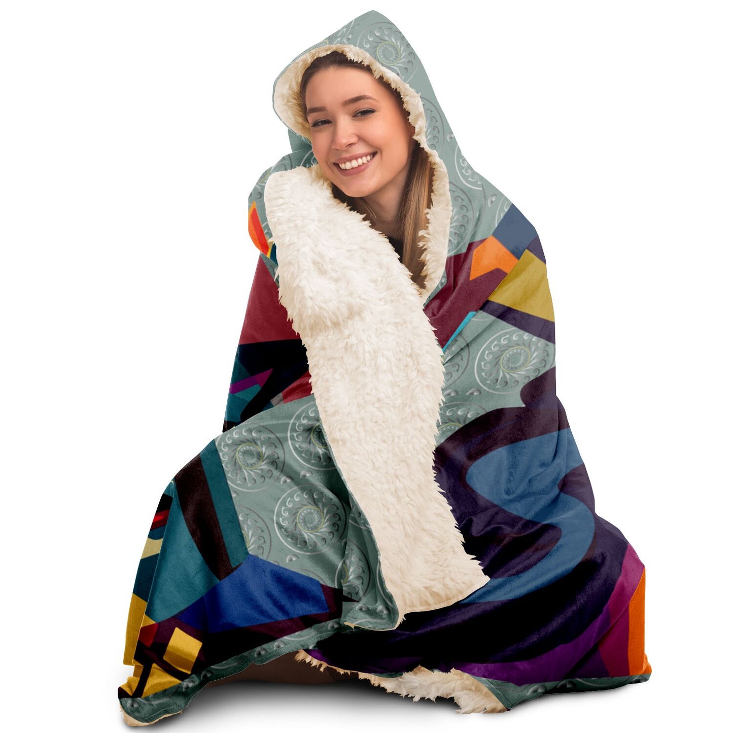 Hooded Blanket - AOP Kukloso The Couple No 4 - Free Shipping