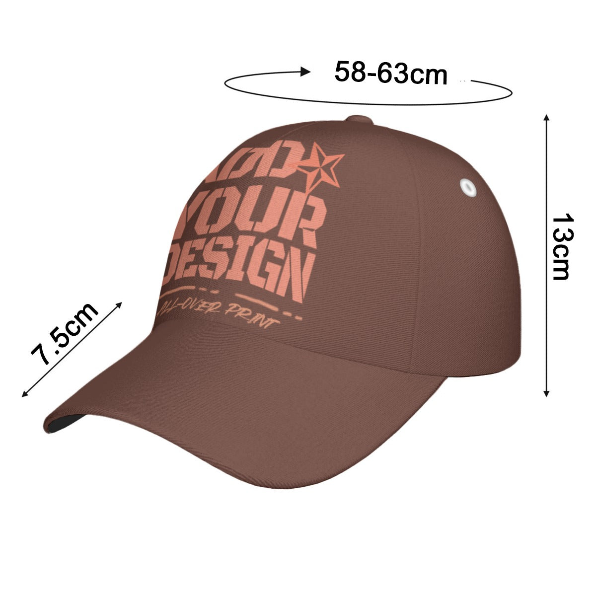 All-Over Print Peaked Cap Kukloso Catholic PX Christogram/Domino Patri