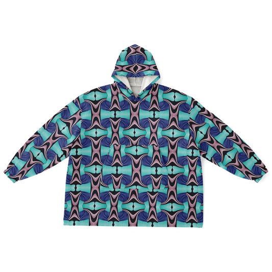 Snug Hoodie Economy - AOP Kukloso Ice Cream Swirls No 24 - Free Shipping