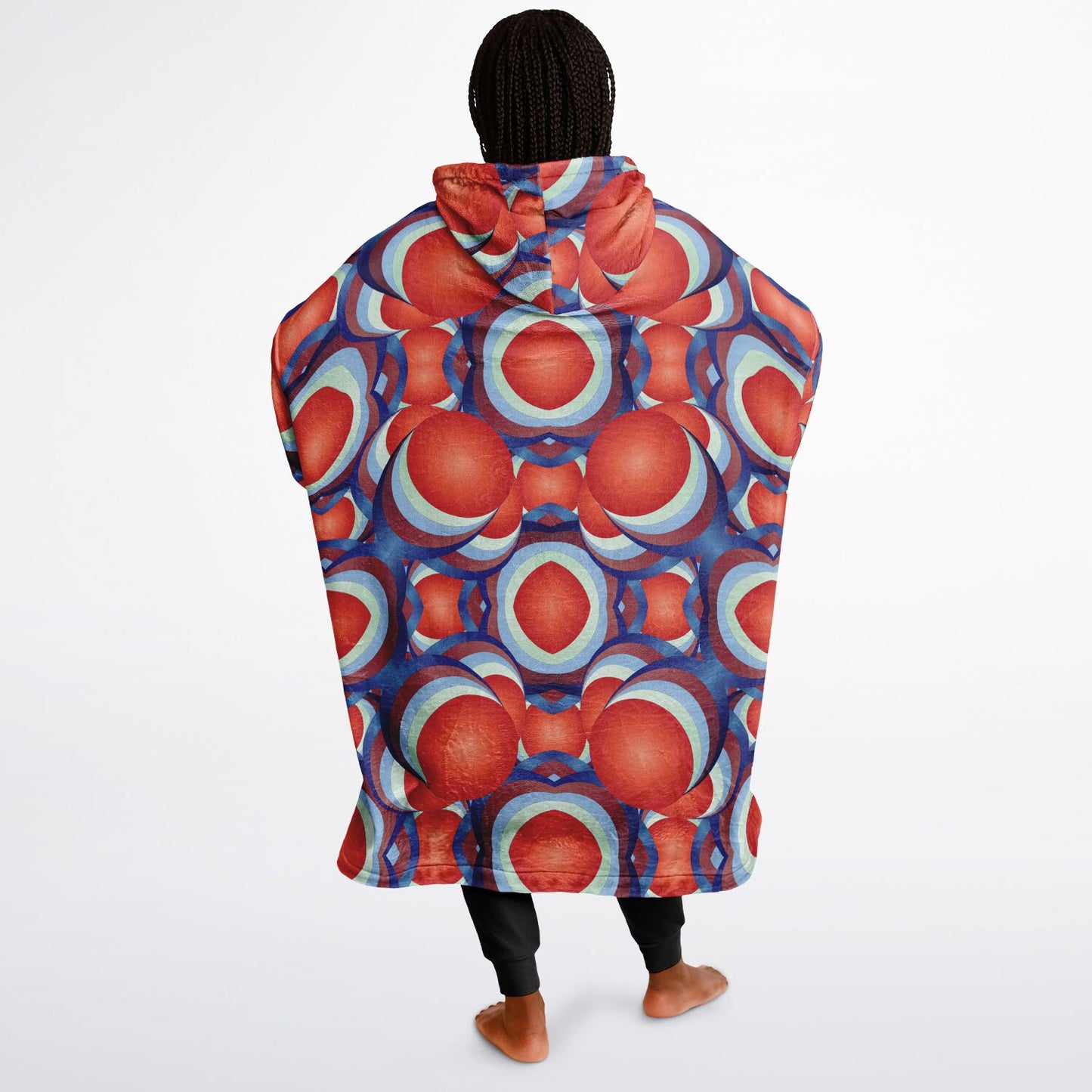 Snug Hoodie Economy - AOP Kukloso Ice Cream Swirls No 53 - Free Shipping