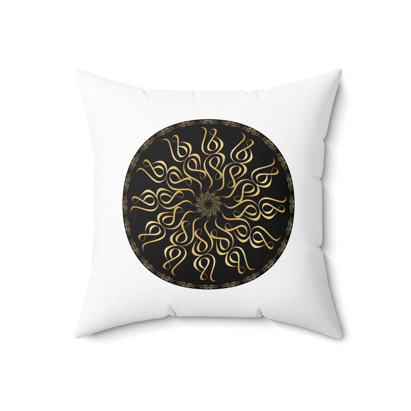 Spun Polyester Square Pillow Kukloso Untitled GraphicsNo 875 & No 876 - Free Shipping