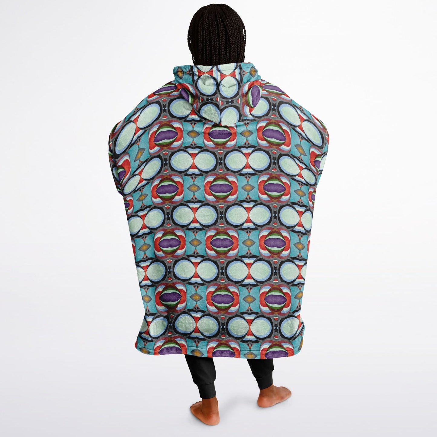 Snug Hoodie Economy - AOP Kukloso Ice Cream Swirls No 52 - Free Shipping