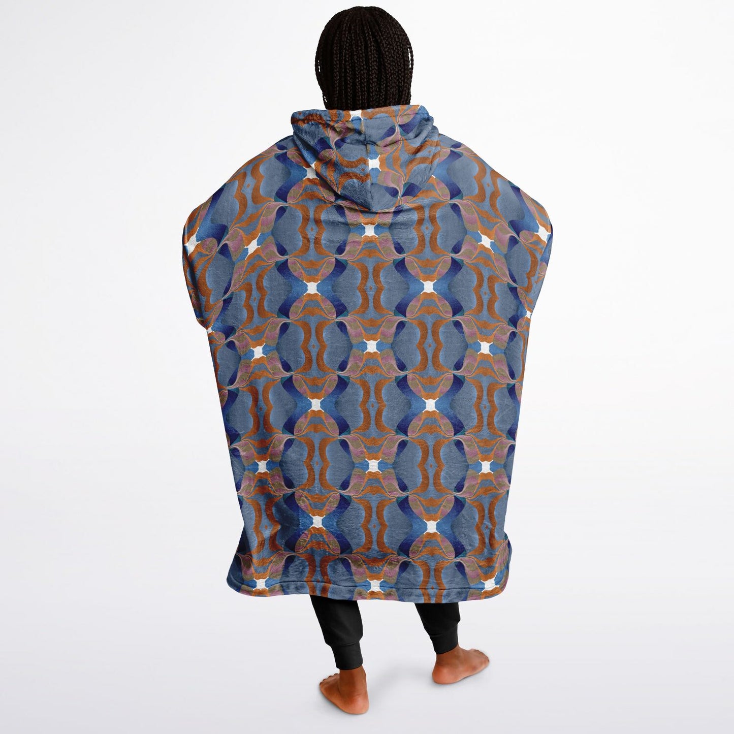Snug Hoodie Economy - AOP Kukloso Ice Cream Swirls No 45 - Free Shipping