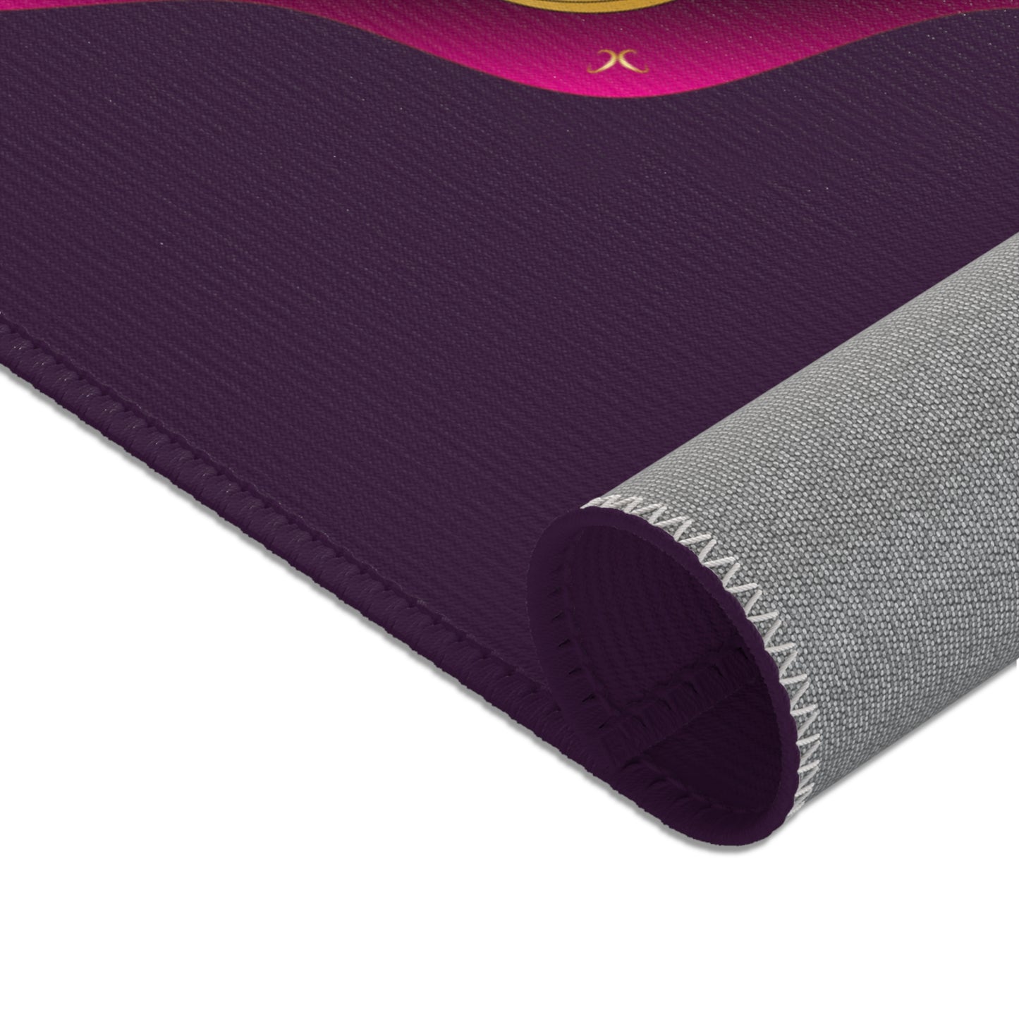 Area Rugs Kukloso OVC No 4146 Mandala Purple, Gold - Free Shipping