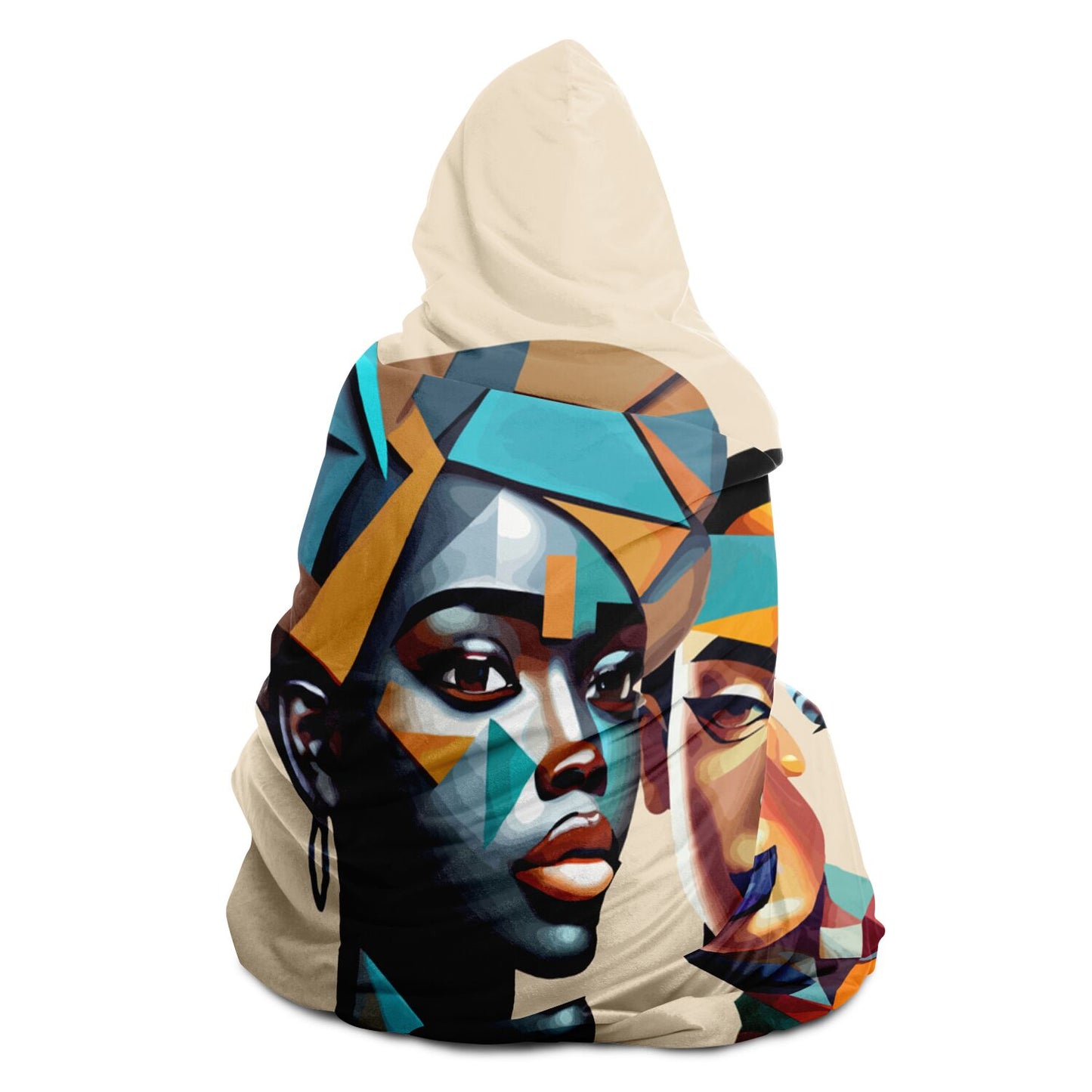 Hooded Blanket - AOP Kukloso The Four Ladies No 4 - Free Shipping