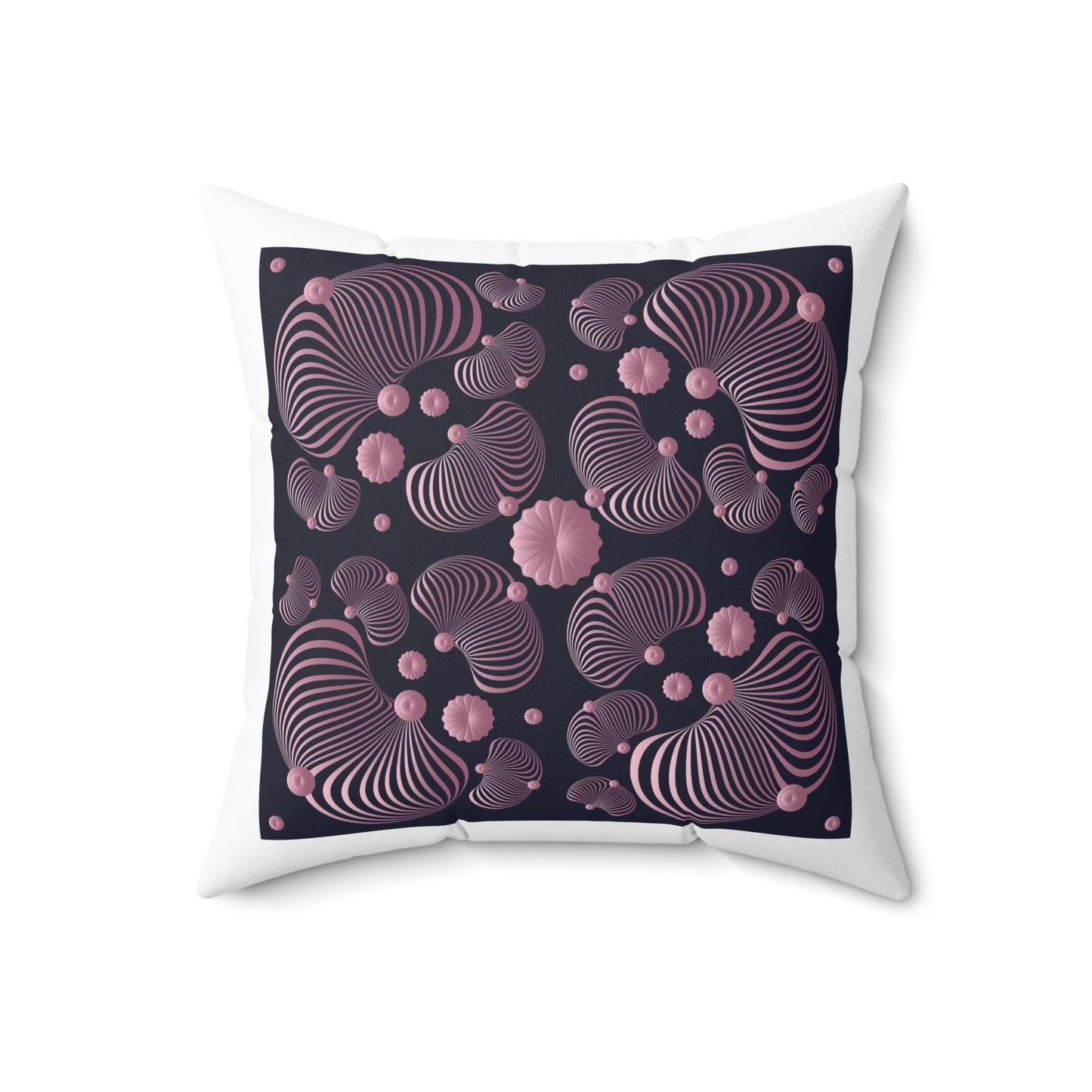 Spun Polyester Square Pillow Kukloso Ancient Geometrica No 46 - Free Shipping
