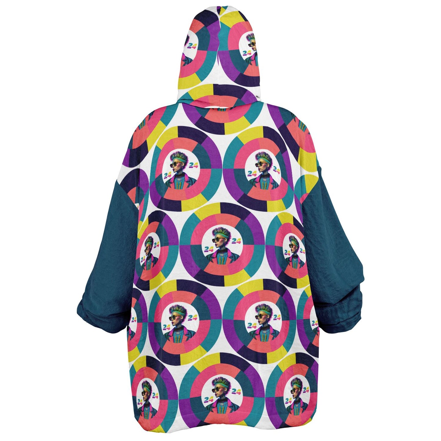 Snug Hoodie Economy - AOP Kukloso Punk Chic No 1 C - Free Shipping