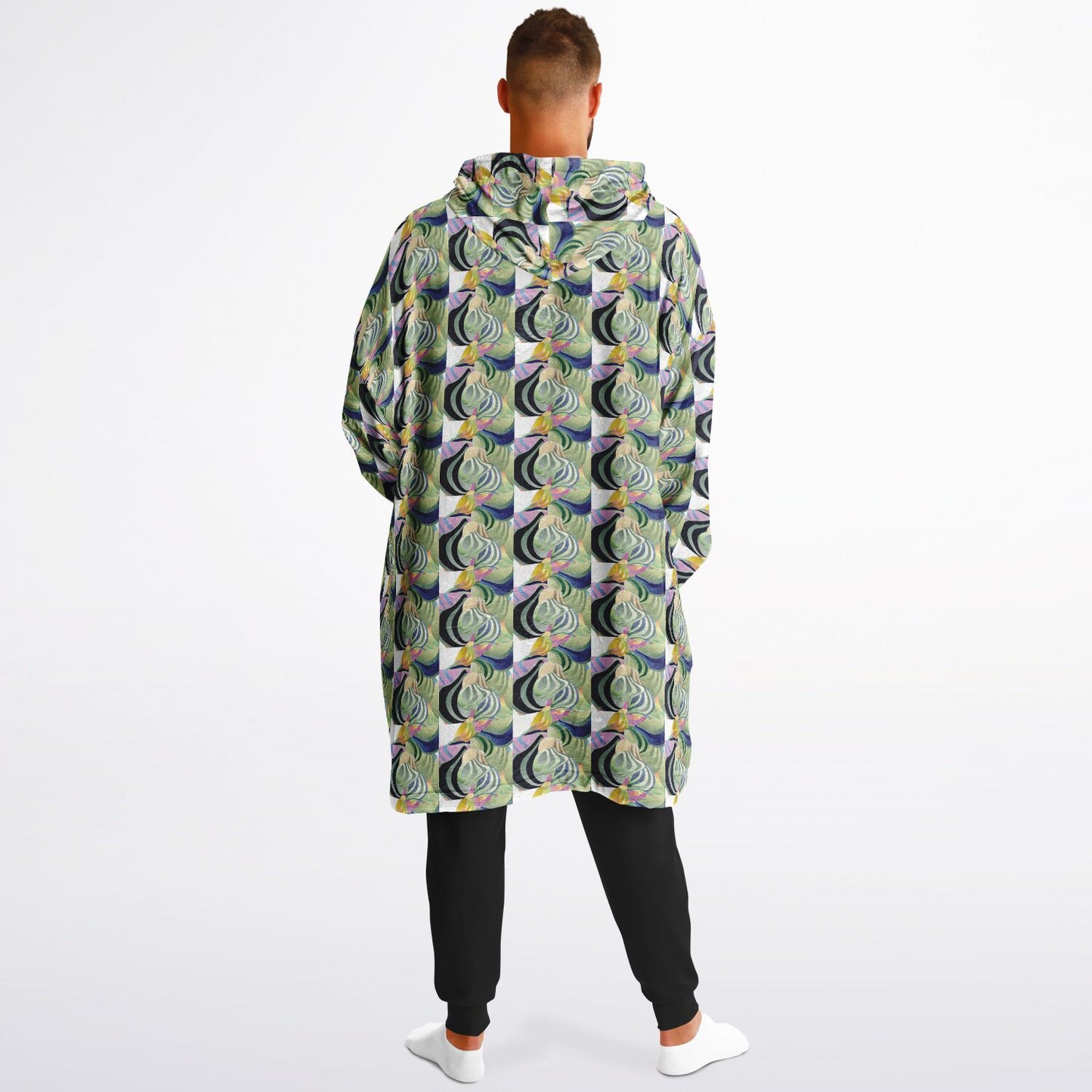 Snug Hoodie Economy - AOP Kukloso Ice Cream Swirls No 42 - Free Shipping