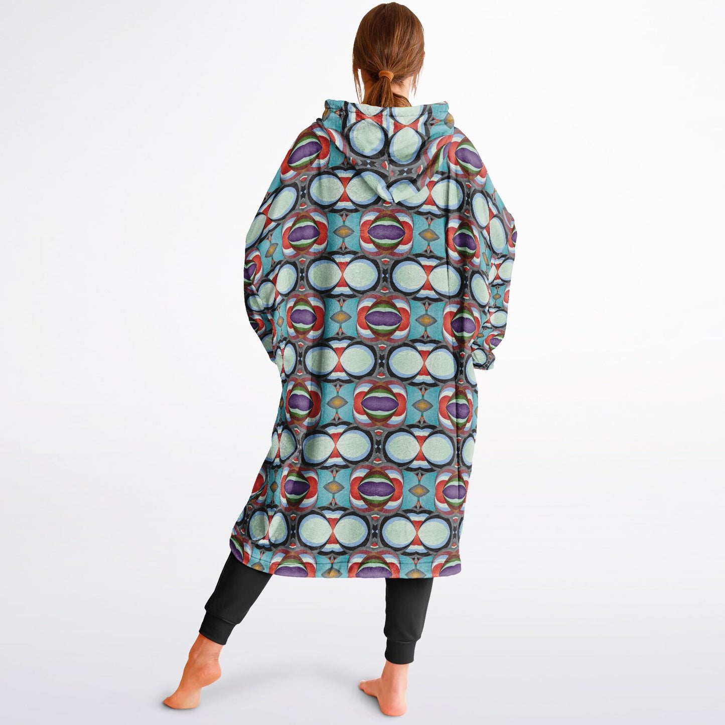Snug Hoodie Economy - AOP Kukloso Ice Cream Swirls No 52 - Free Shipping