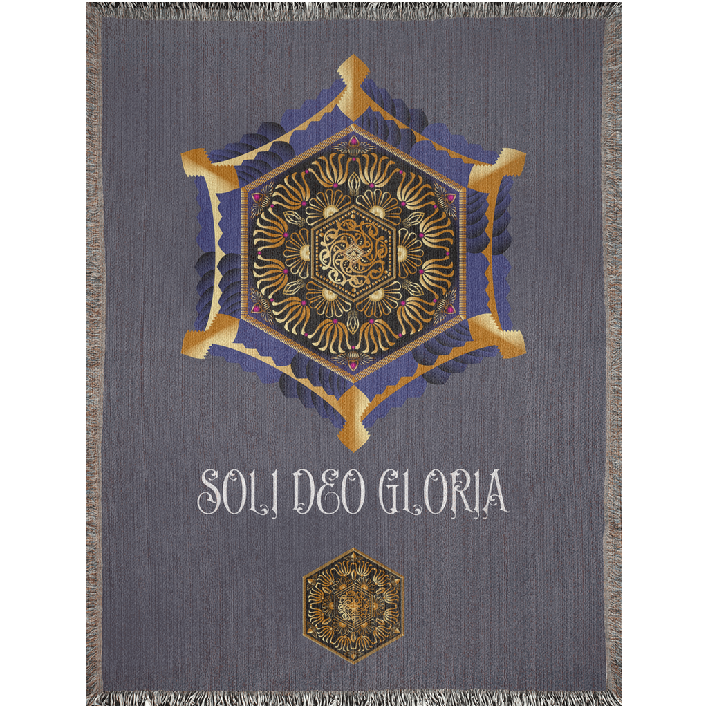 Woven Blankets Kukloso Kuklos No 4427 ' Soli Deo Gloria' - Free Shipping
