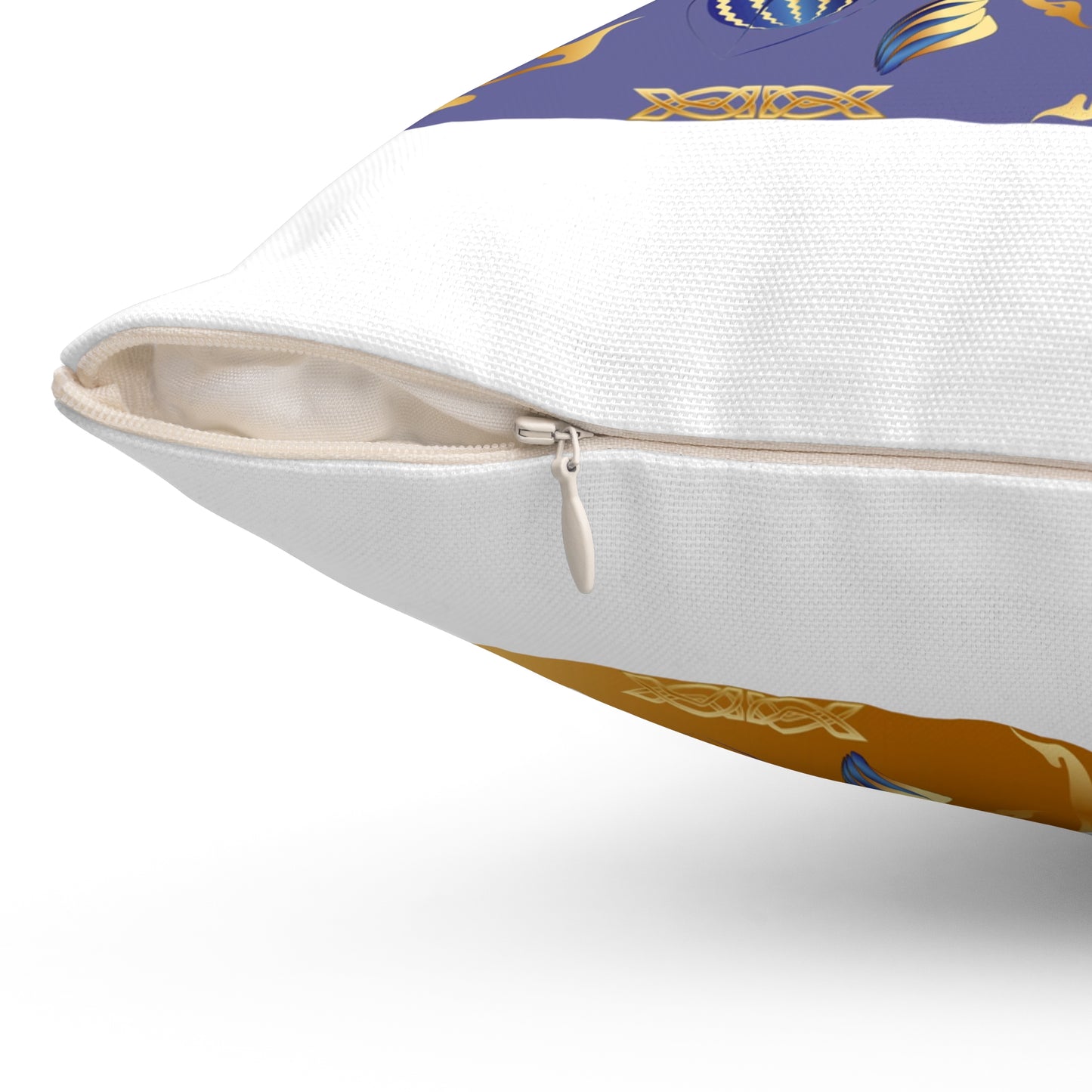 Spun Polyester Square Pillow Kukloso Ancient Geometrica No 18 - Free Shipping