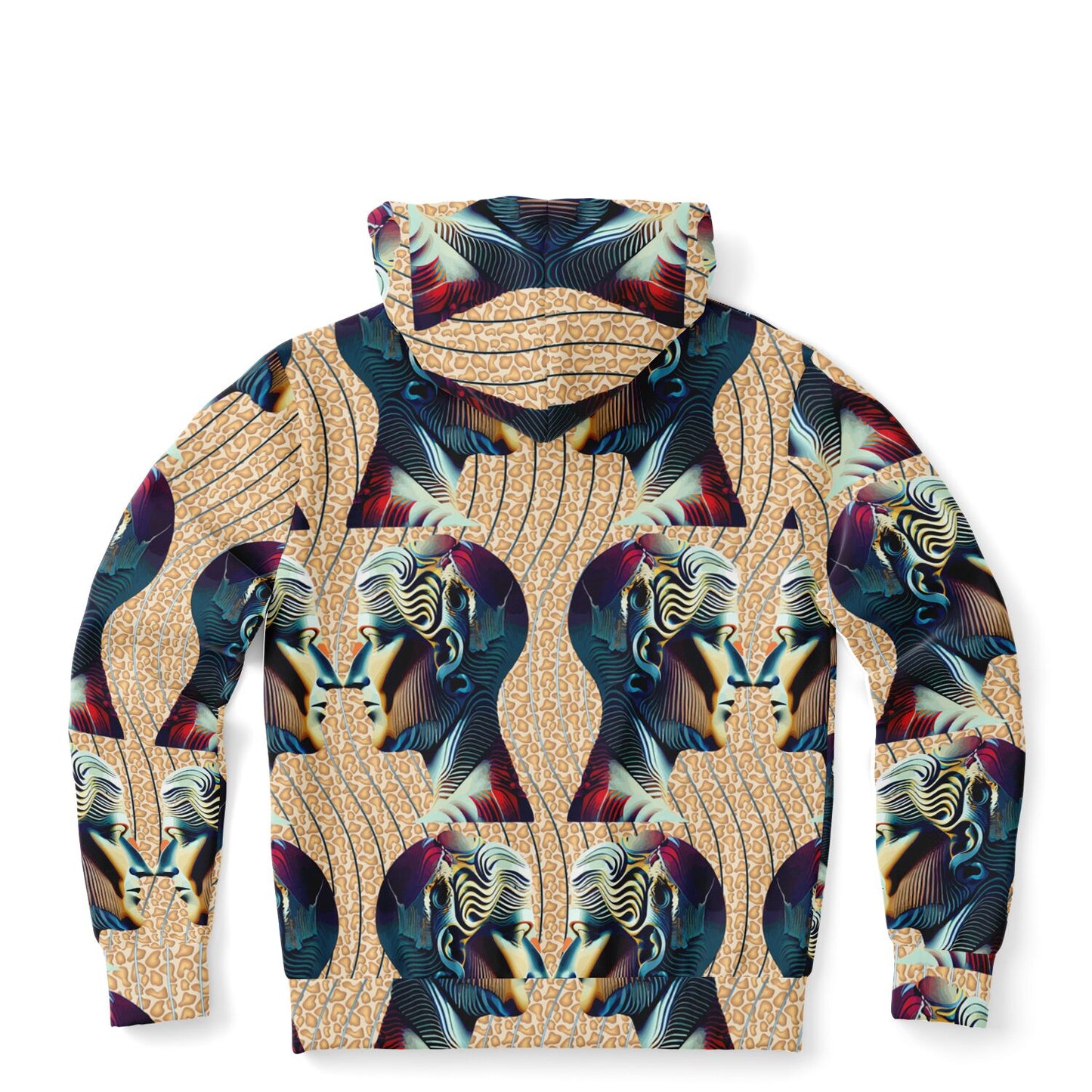 Fashion Zip-Up Hoodie - AOP Kukloso Ancients series No 5 - Free Shipping