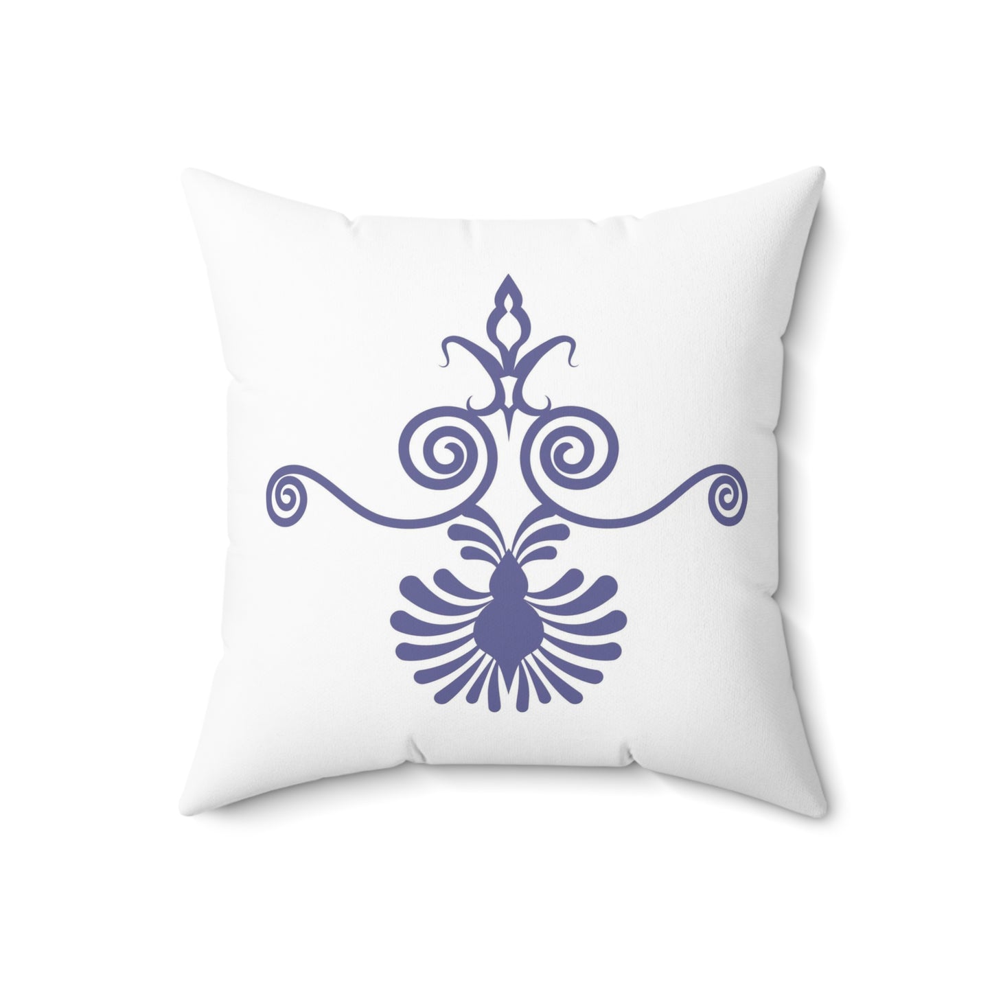 Spun Polyester Square Pillow Kukloso Fleurons No 2 - Free Shipping
