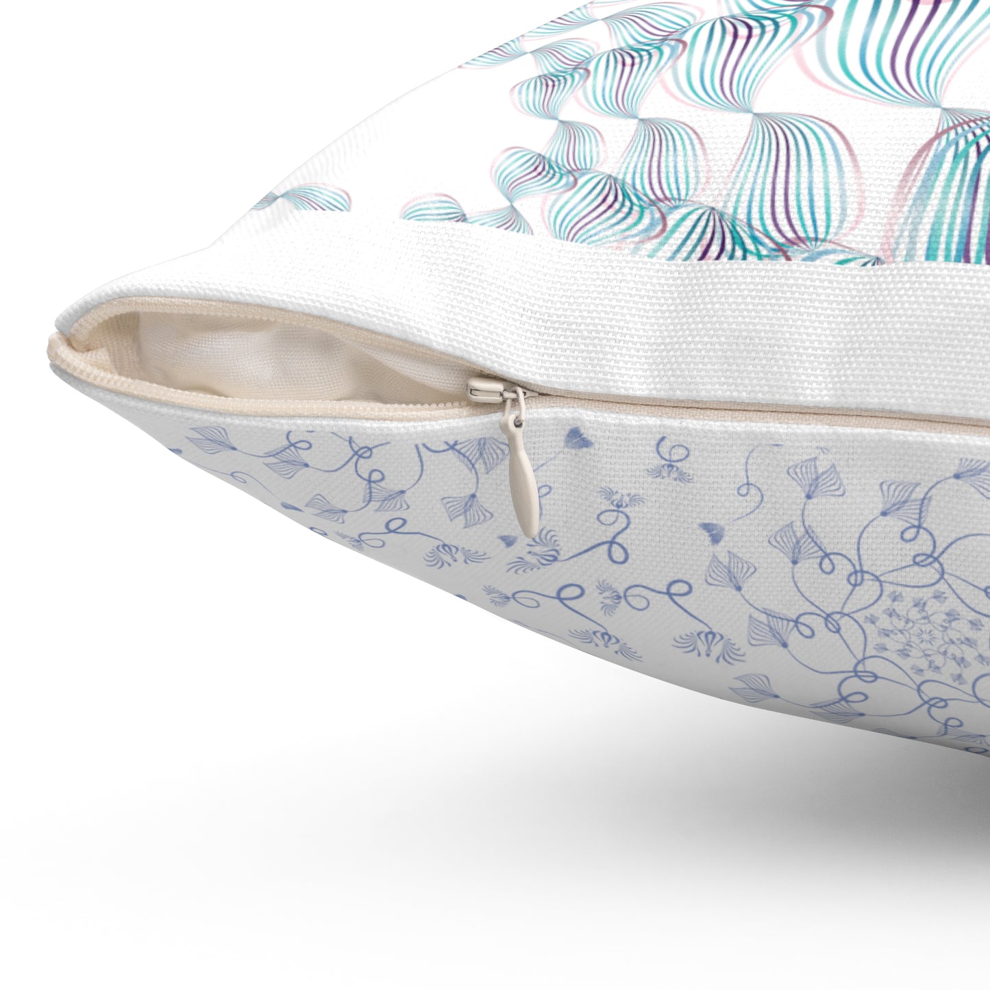 Spun Polyester Square Pillow Kukloso Abstractical No 28 - Free Shipping