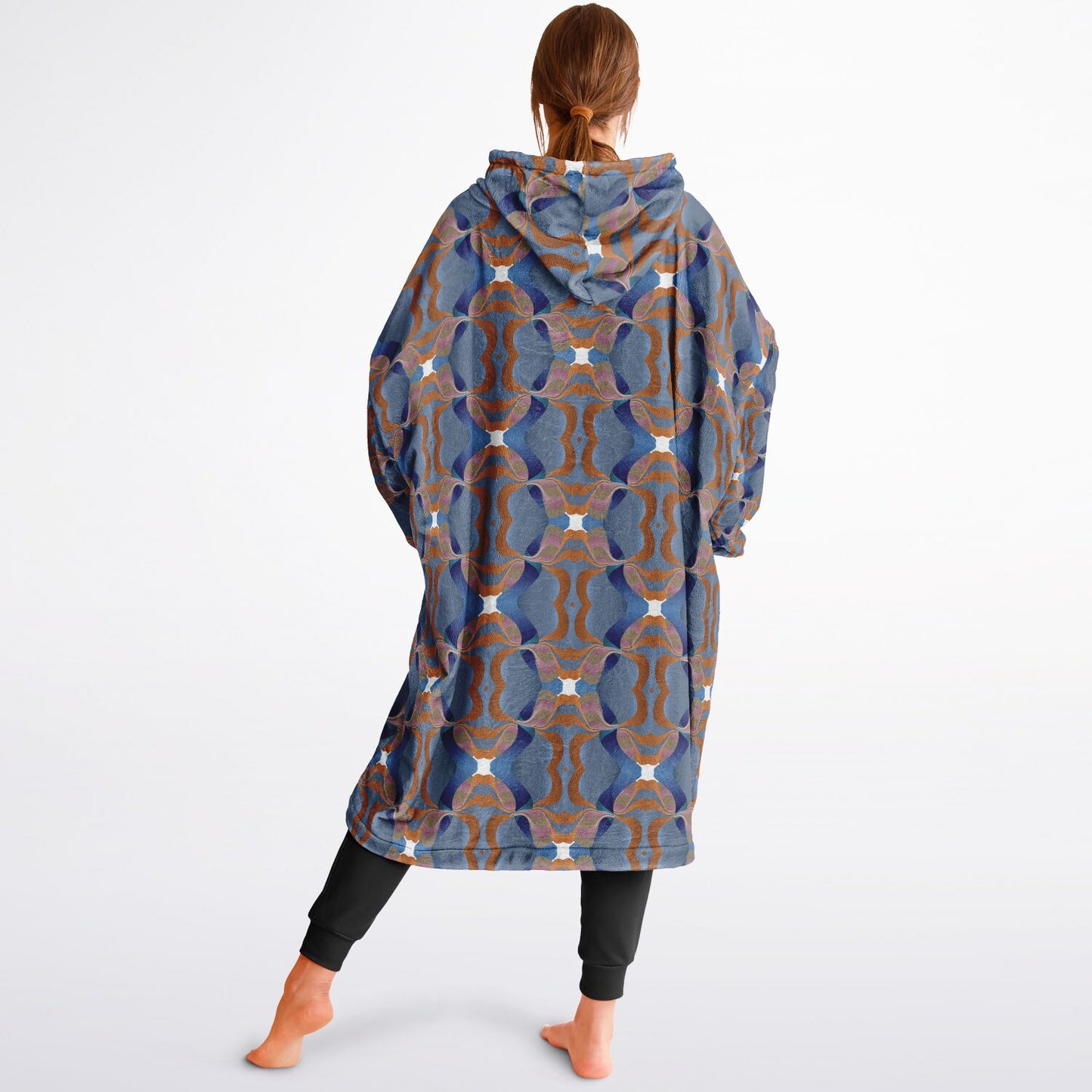 Snug Hoodie Economy - AOP Kukloso Ice Cream Swirls No 45 - Free Shipping