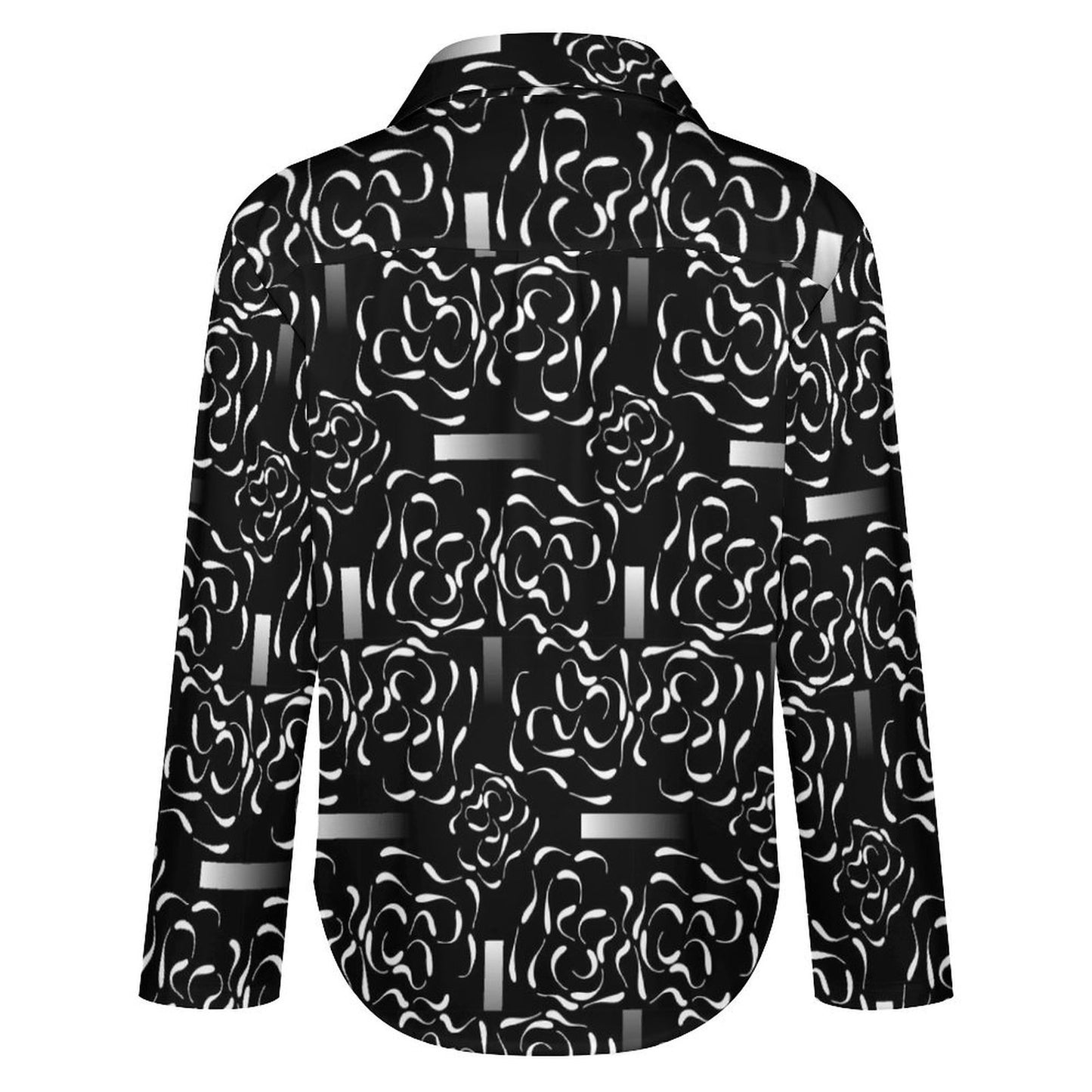 Long Sleeve Shirt Blouse Kukloso Abstract No 275