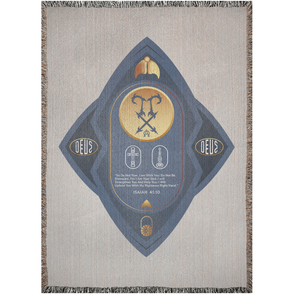Woven Blankets Kukloso Deus Isaiah 41:10 - Free Shipping