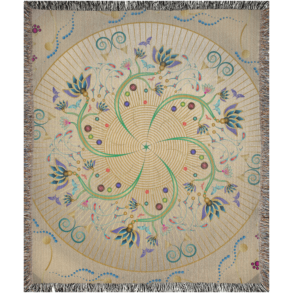 Woven Blankets Kukloso OVC No 4159 Mandala - Free Shipping