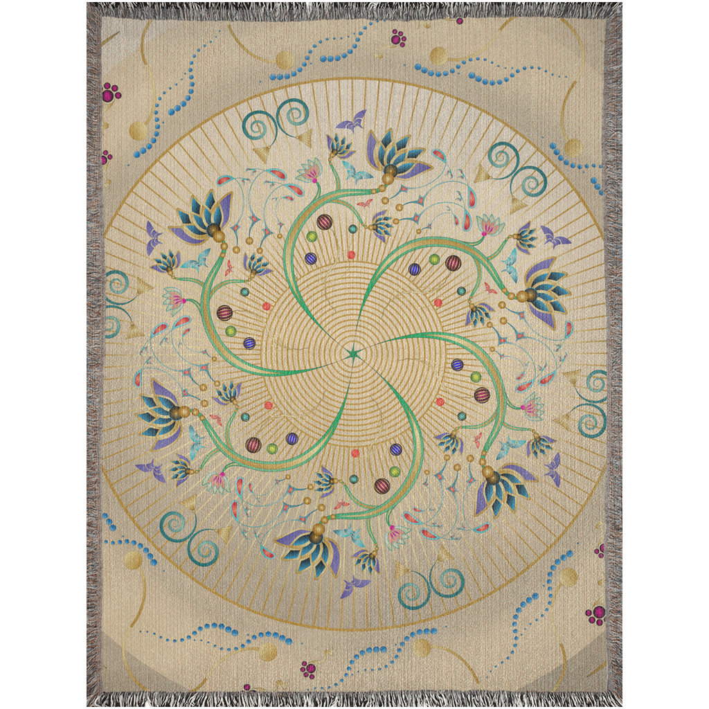 Woven Blankets Kukloso OVC No 4159 Mandala - Free Shipping