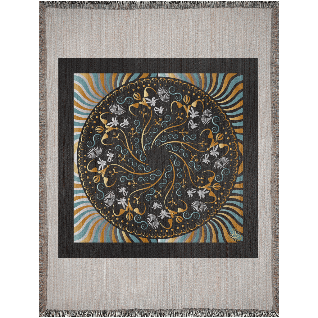 Woven Blankets Kukloso Mandala Kuklos No 4392 - Free Shipping