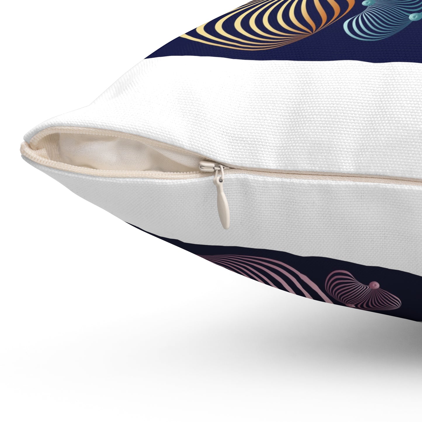 Spun Polyester Square Pillow Kukloso Ancient Geometrica No 46 - Free Shipping