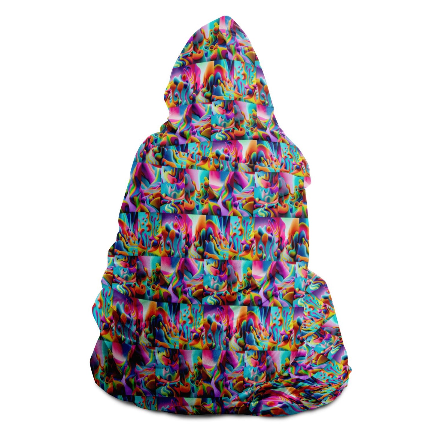 Hooded Blanket - AOP Kukloso Got Color Extra Small Pattern - Free Shipping