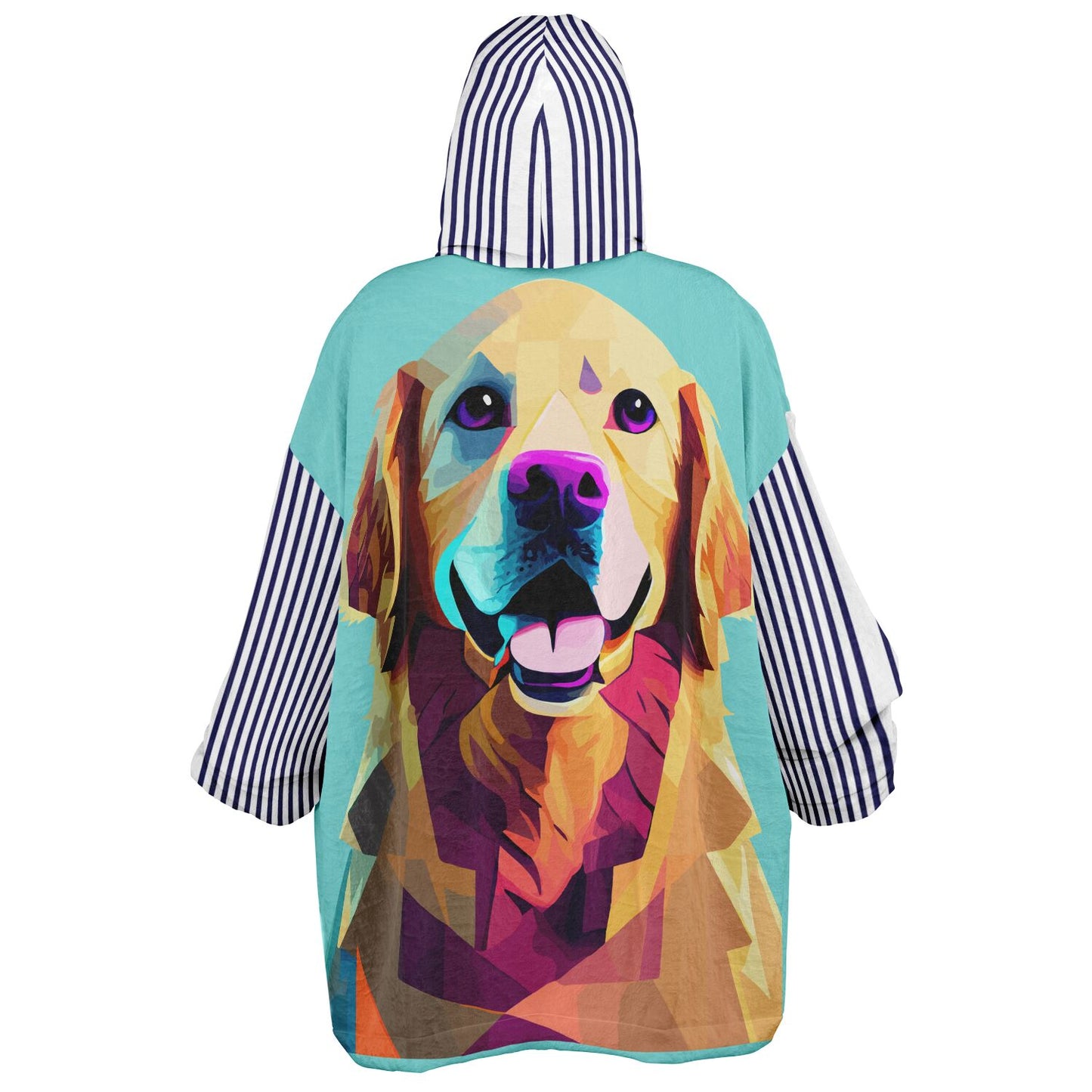 Snug Hoodie Economy - AOP Kukloso Cubist Golden Retriever Dog - Free Shipping