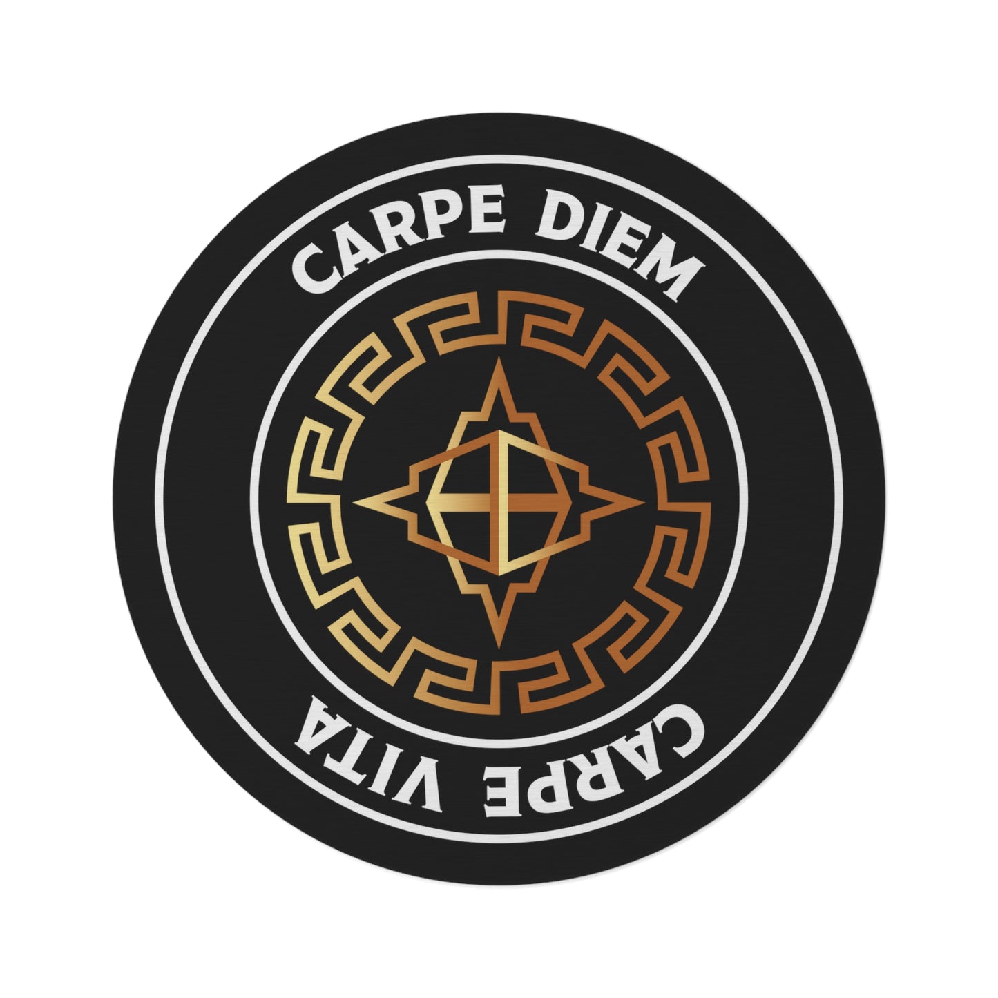 Round Rug Kukloso MD No 11 Carpe Diem - Carpe Vita Free Shipping