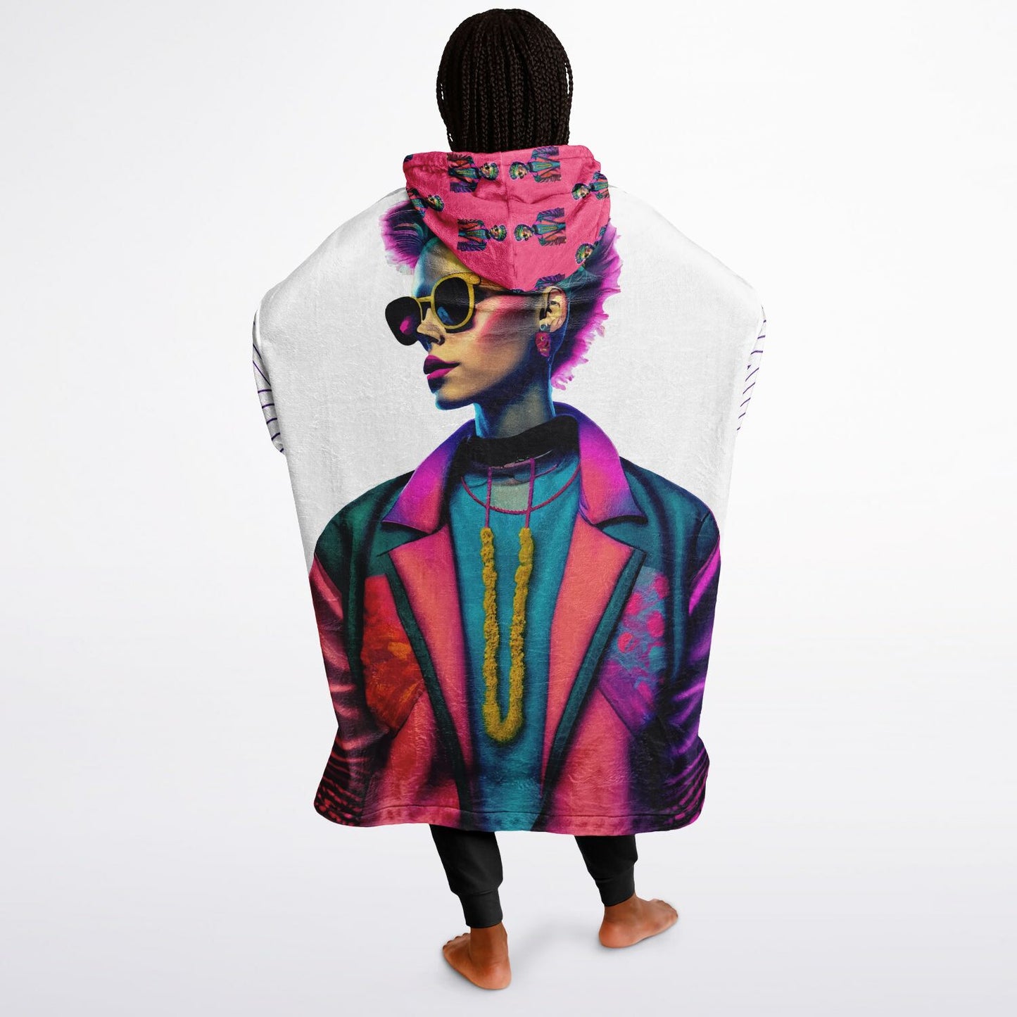 Snug Hoodie Economy - AOP Kukloso Punk Chic No 1 G - Free Shipping