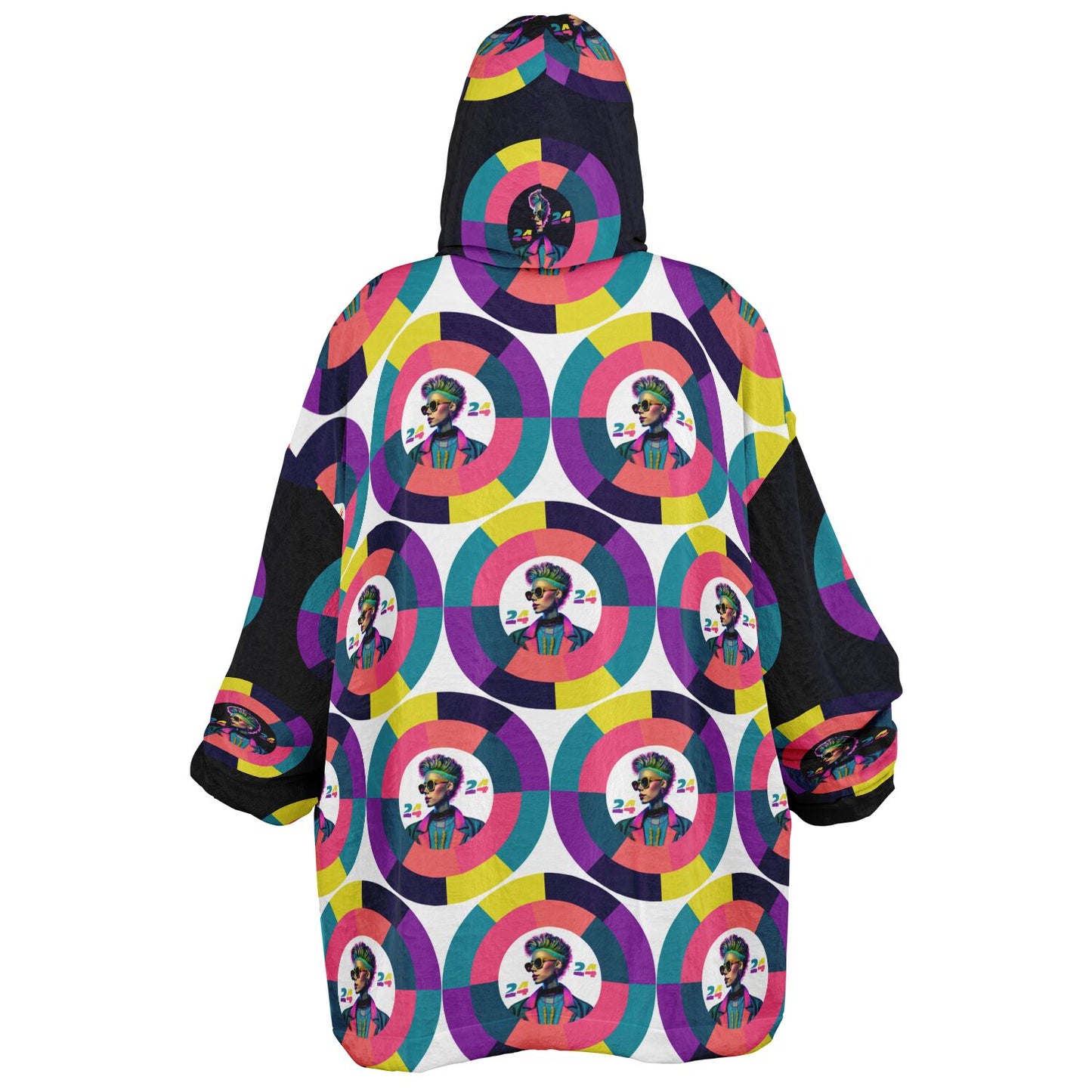 Snug Hoodie Economy - AOP Kukloso Punk Chic No 1 D - Free Shipping