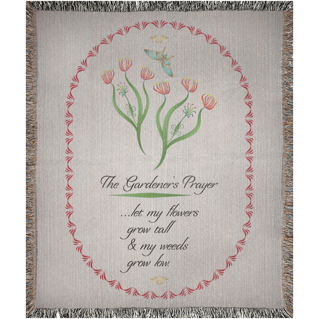 Woven Blankets Kukloso 'The Gardener's Prayer' - Free Shipping